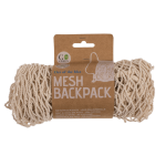 OOTB Naturfarbener Netz-Rucksack ca. 34 x 42 cm