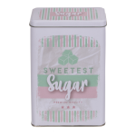 OOTB Rechteckige Metall-Dose Mint-Pink