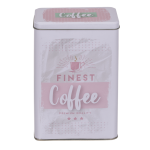 OOTB Rechteckige Metall-Dose Mint-Pink