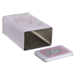 OOTB Rechteckige Metall-Dose Mint-Pink
