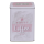 OOTB Rechteckige Metall-Dose Mint-Pink