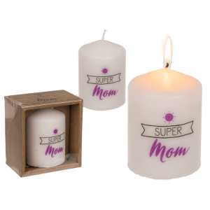 OOTB Stumpenkerze Super Mom