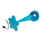 OOTB Tischleuchte Farbtopf neon-blau ca. 30 cm