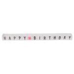 OOTB Kerzenblock mit Schrift Happy 18 Birthday