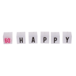 OOTB Kerzenblock mit Schrift Happy 60 Birthday