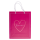 OOTB Weiß/pinke Papier-Geschenktüte Love
