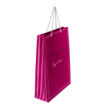 OOTB Weiß/pinke Papier-Geschenktüte Love