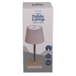 OOTB Rosafarbene Tisch-Lampe mit LED