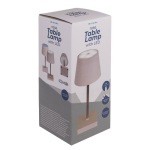 OOTB Rosafarbene Tisch-Lampe mit LED