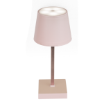 OOTB Rosafarbene Tisch-Lampe mit LED