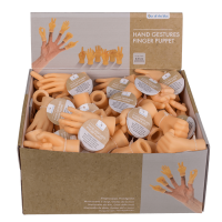Fingerpuppen, Handgesten, ca. 6-8 cm,