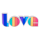 OOTB Leuchte Rainbow Love ca. 36 x 135 cm