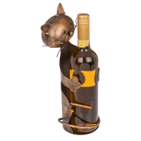 OOTB Metall-Flaschenhalter Katze III