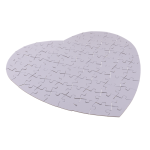 OOTB Weißes Herz-Puzzle 80 beschriftbare Teile