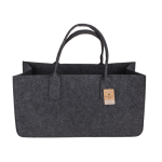OOTB Graue Filztasche für Kaminholz