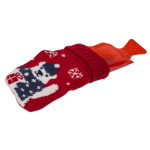 OOTB Handwärmer Wärmflasche mit Stricküberzug X-MAS
