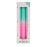 OOTB Stabkerze mit Farbverlauf rosa/mint
