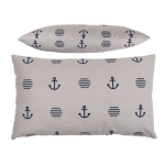 OOTB Weißes Deko-Kissen Modern Maritime