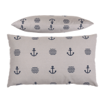 Weißes Deko-Kissen, Modern Maritime,...