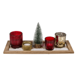 OOTB Kerzenhaltertset Christmas mit 4 Dekogläsern