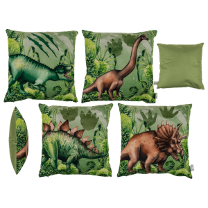 OOTB Deko-Kissen Dinosaurier ca. 40 x 40 cm
