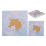 OOTB Papier-Servietten Unicorn ca. 33 x 33 cm