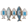 OOTB Holz-Schild mit Fischen Beach