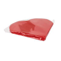 Rote Papier-Servietten in Herzform,
