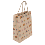 OOTB Cremefarbene Papier-Geschenktüte Rainbows