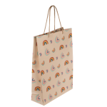 OOTB Cremefarbene Papier-Geschenktüte Rainbows