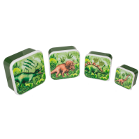 Brotdose, Dinosaurier, 4er Set,
