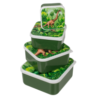 Brotdose, Dinosaurier, 4er Set,