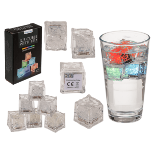 OOTB Kunststoff-Eiswürfel mit LED farbwechselnd