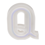OOTB Neon-Leuchtbuchstabe Q Höhe:16 cm