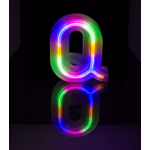 OOTB Neon-Leuchtbuchstabe Q Höhe:16 cm