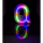 OOTB Neon-Leuchtbuchstabe Q Höhe:16 cm