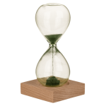 OOTB Sanduhr mit grünem magnetischem Sand