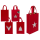 OOTB Rote  Geschenktasche X-mas Greetings aus Filz
