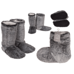 OOTB Graue Stiefel-Damenhausschuhe
