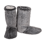 OOTB Graue Stiefel-Damenhausschuhe