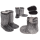 OOTB Graue Stiefel-Damenhausschuhe