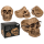 OOTB Totenkopf-Organizer mit Brillenhalter und