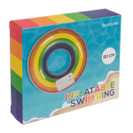 OOTB Aufblasbarer Schwimmring Regenbogen