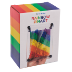 OOTB Pin Art Regenbogen Pride ca. 12 x 9 cm