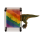 OOTB Pin Art Regenbogen Pride ca. 12 x 9 cm