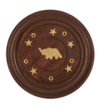 OOTB Runder Holz-Räucherstäbchenhalter