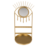OOTB Goldener Metall-Schmuckhalter mit Spiegel Auge