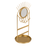 OOTB Goldener Metall-Schmuckhalter mit Spiegel Auge
