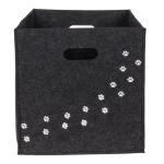 OOTB Filz-Aufbewahrungsbox Hundepfoten/Katzenpfoten