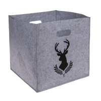 OOTB Filz-Aufbewahrungsbox Hirsch/Hirschkopf